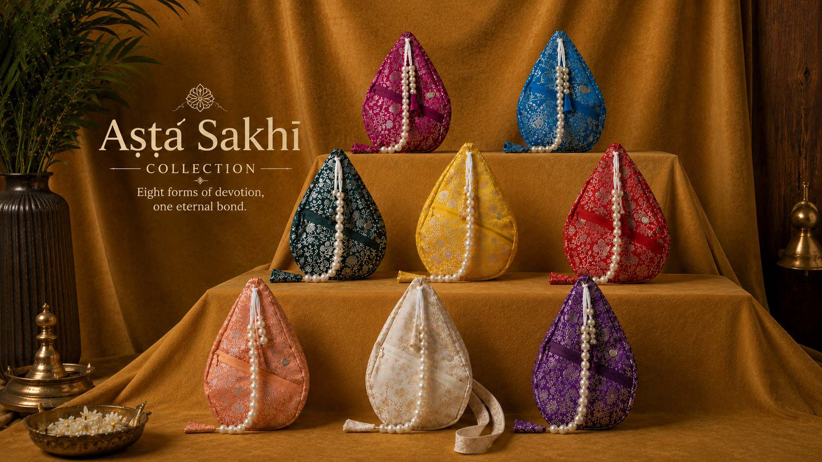 Silk Japa Bag