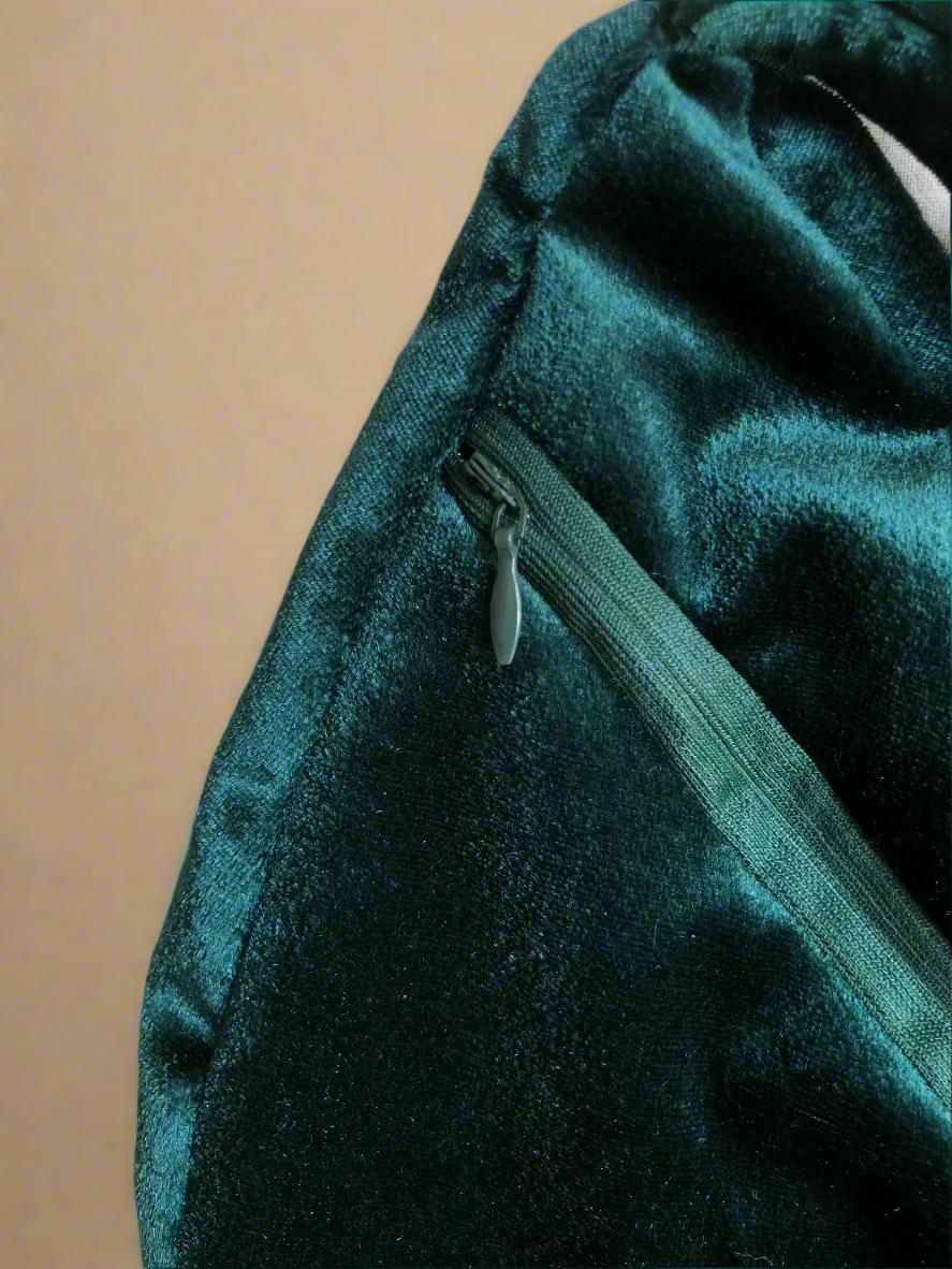 Velvet Green Japa Bag