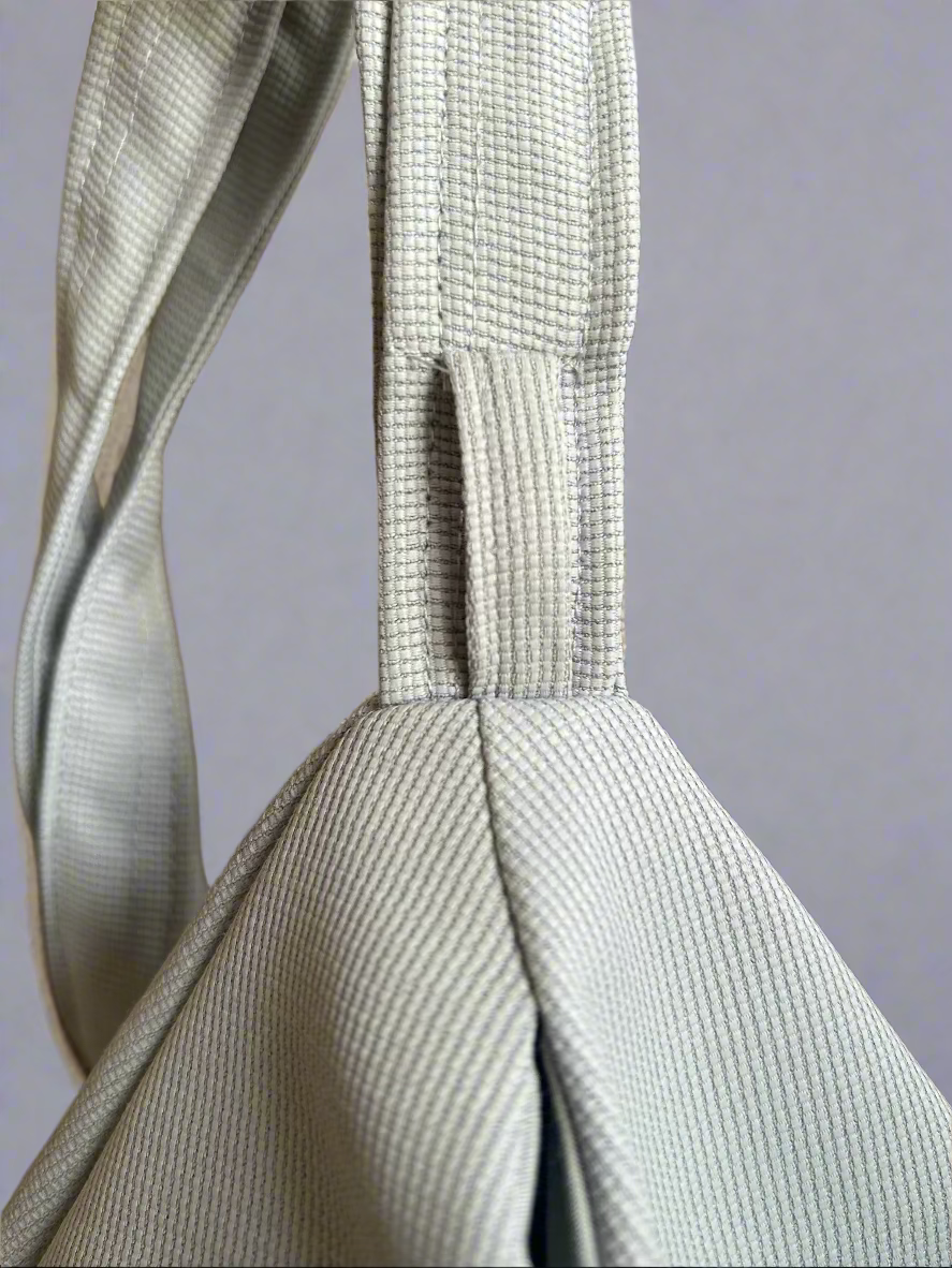 Gray Jute Japa bag & Matching Sakshi