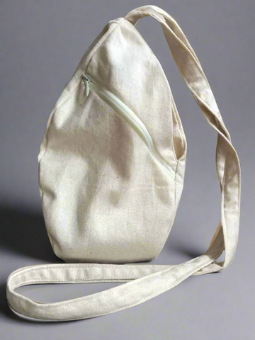 Plain off-white Cotton Japa Bag