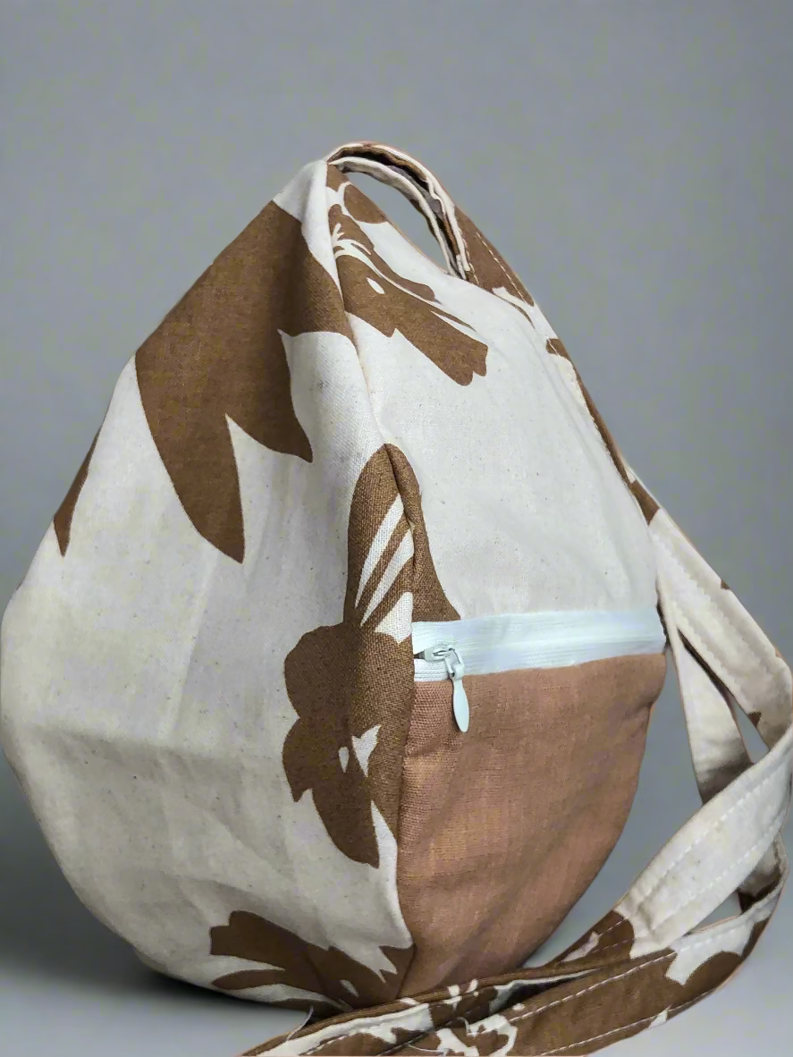 Two Color Japa Bag