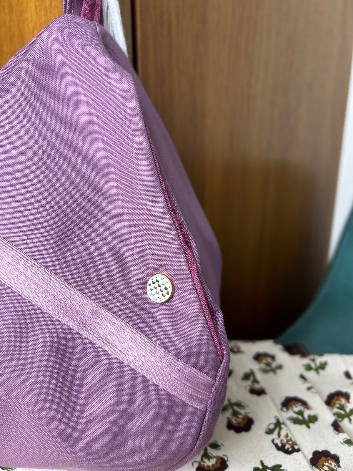 Muted Purple Derby Woven Japa Bag