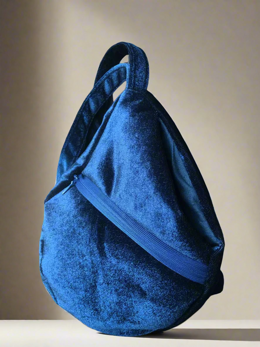 Soft Teal Blue Japa Bag