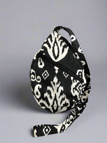 Black Khadi Japa bag