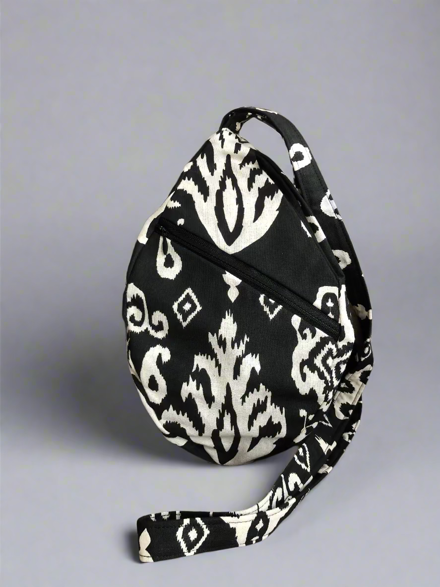 Black Khadi Japa bag