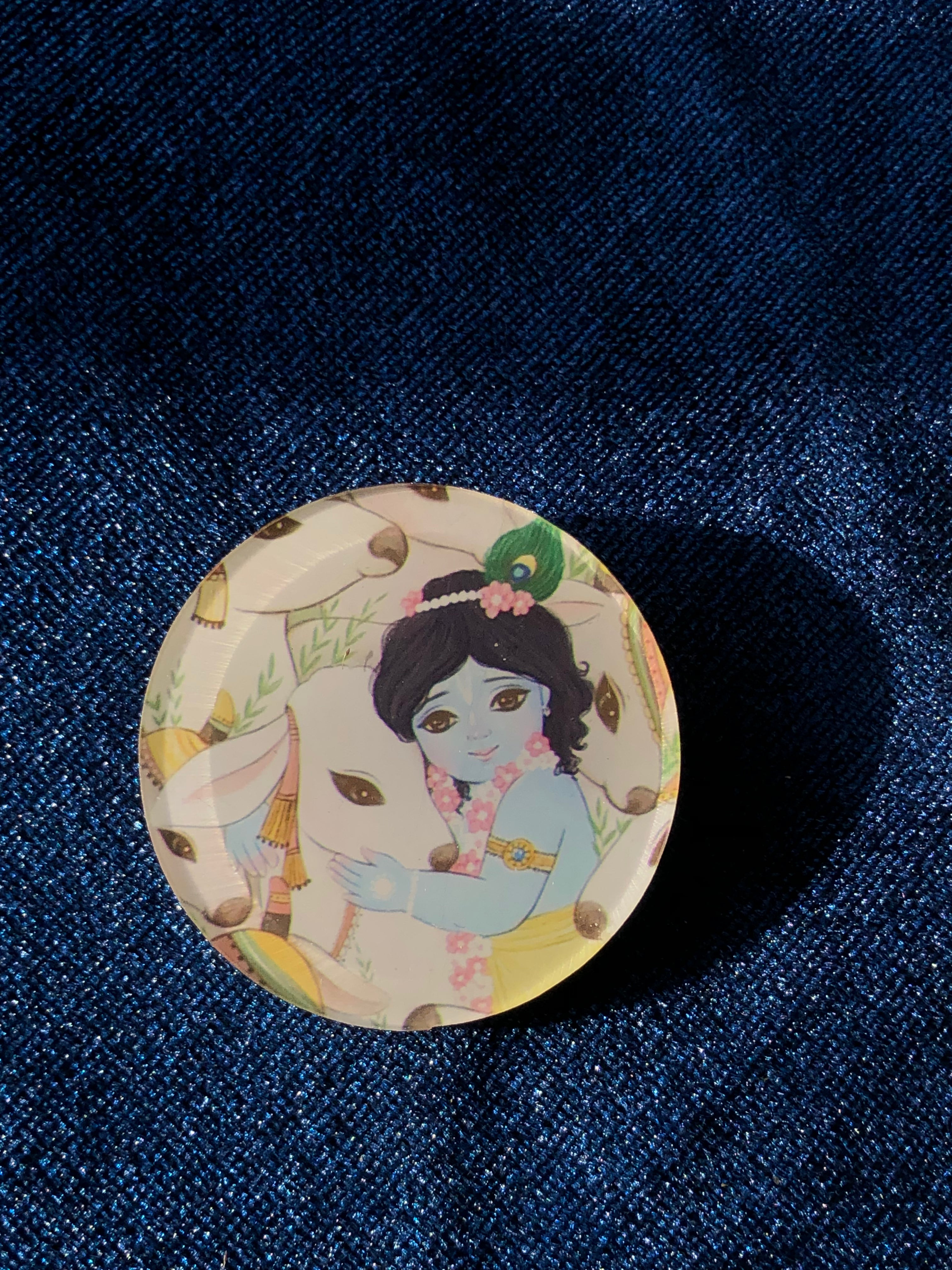 4 Piece Acrylic Badge Set