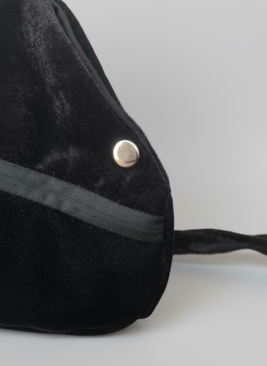 Black Velvet Japa Bag