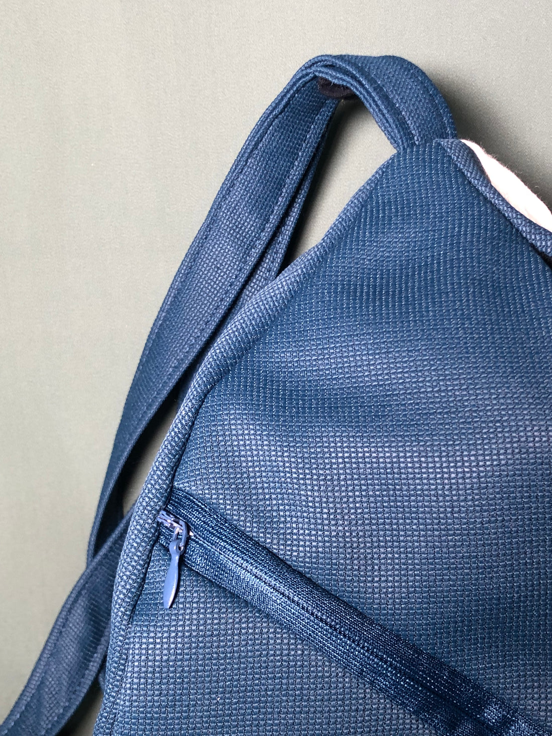 Blue Jute Japa Bag