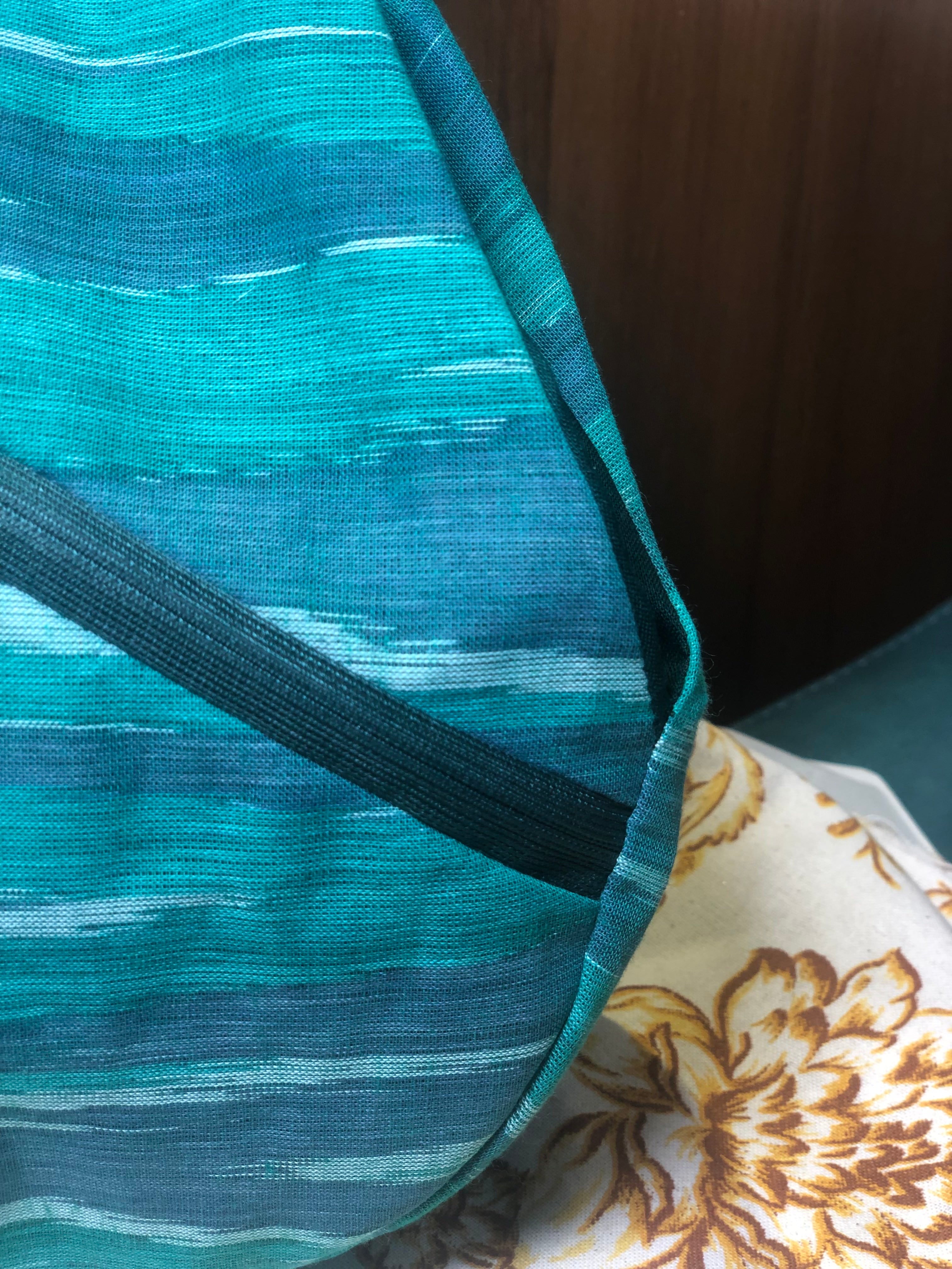 Ocean Wave Khadi Japa Bag