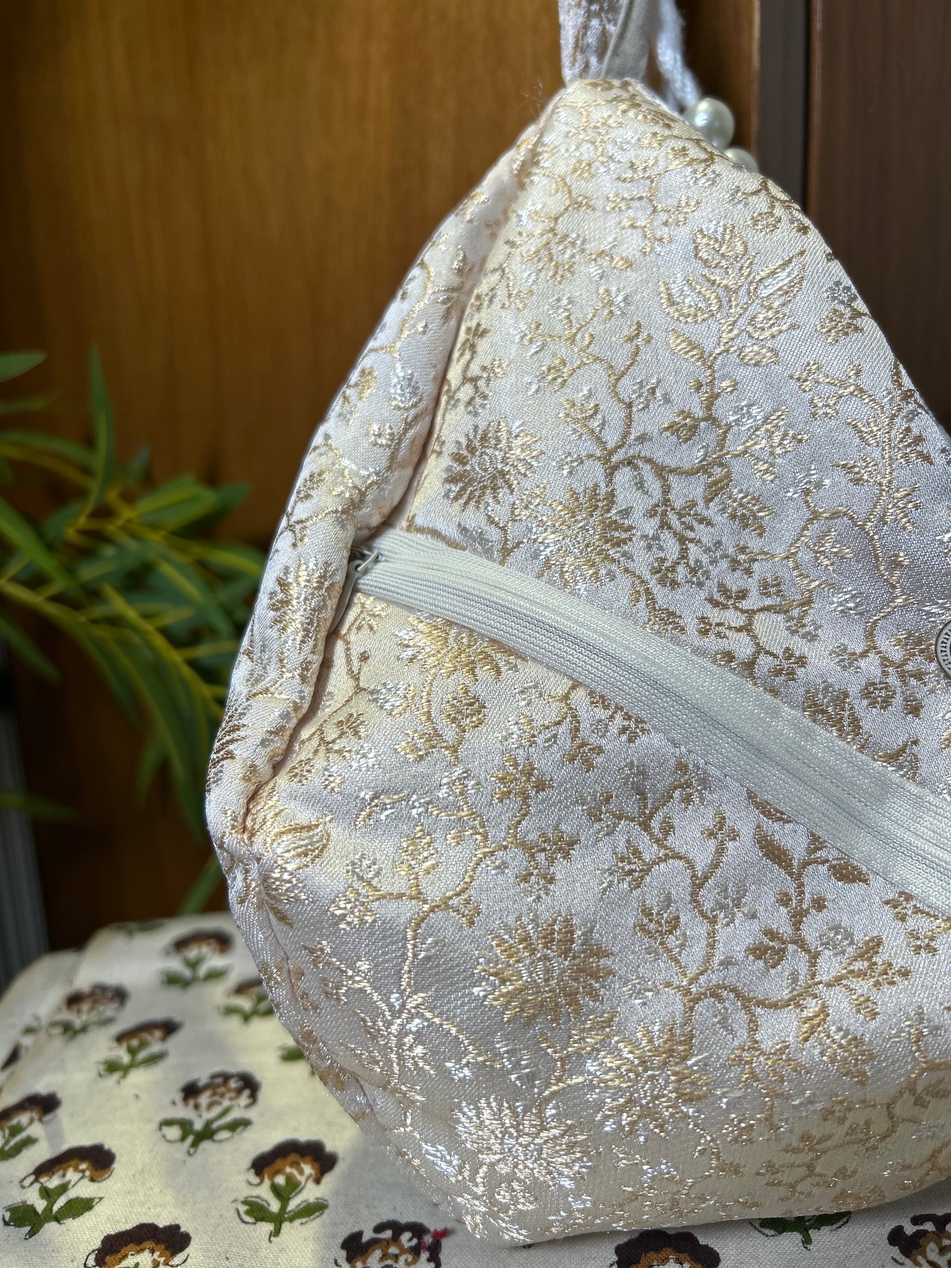 Tungavidya Pure Moonlight Silk Japa Bag