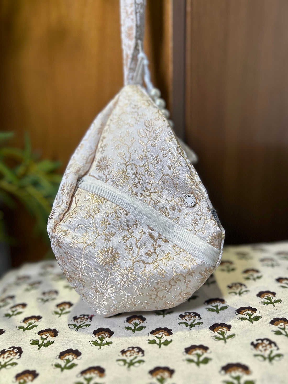 Tungavidya Pure Moonlight Silk Japa Bag