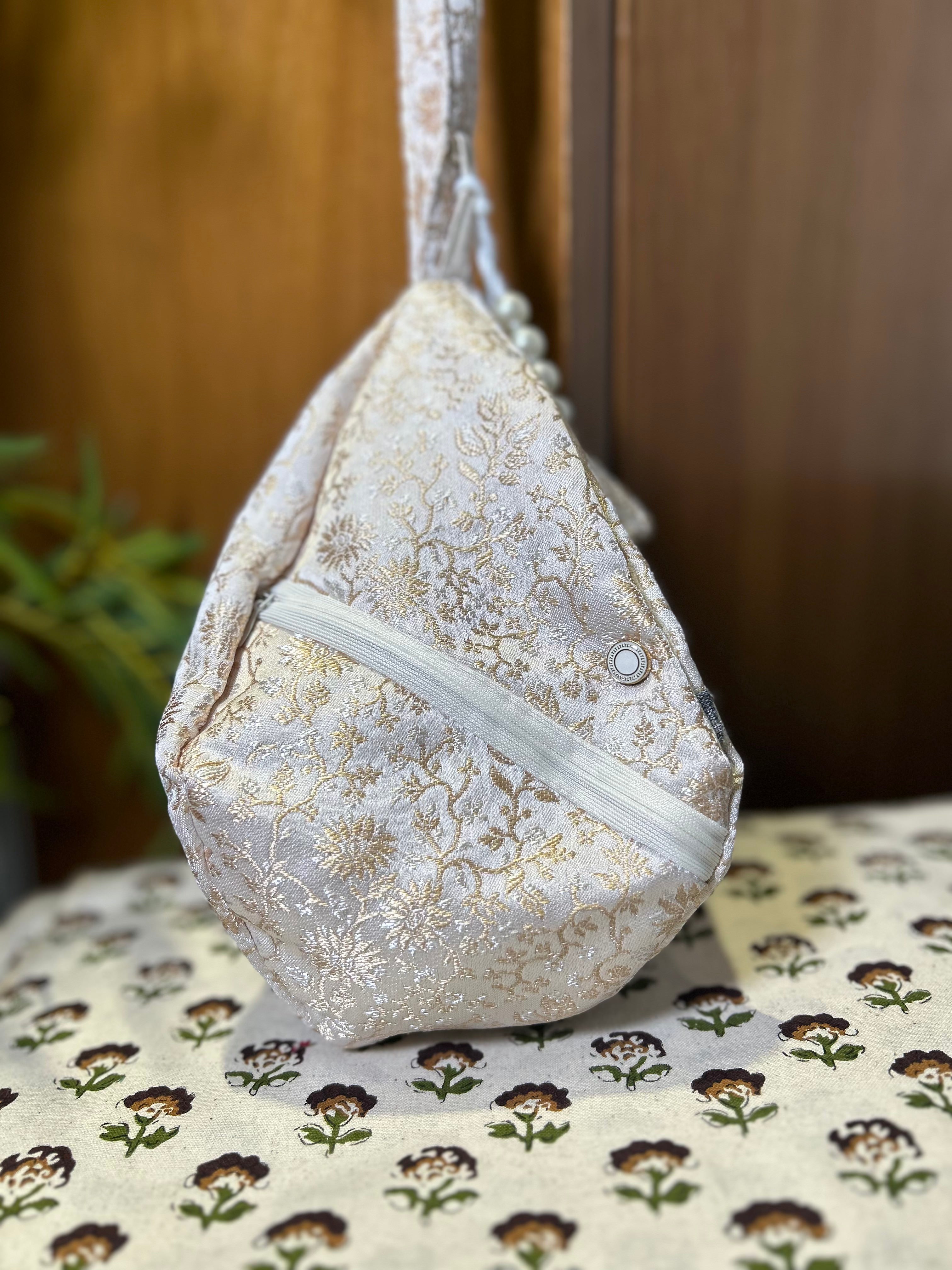 Tungavidya Pure Moonlight Silk Japa Bag