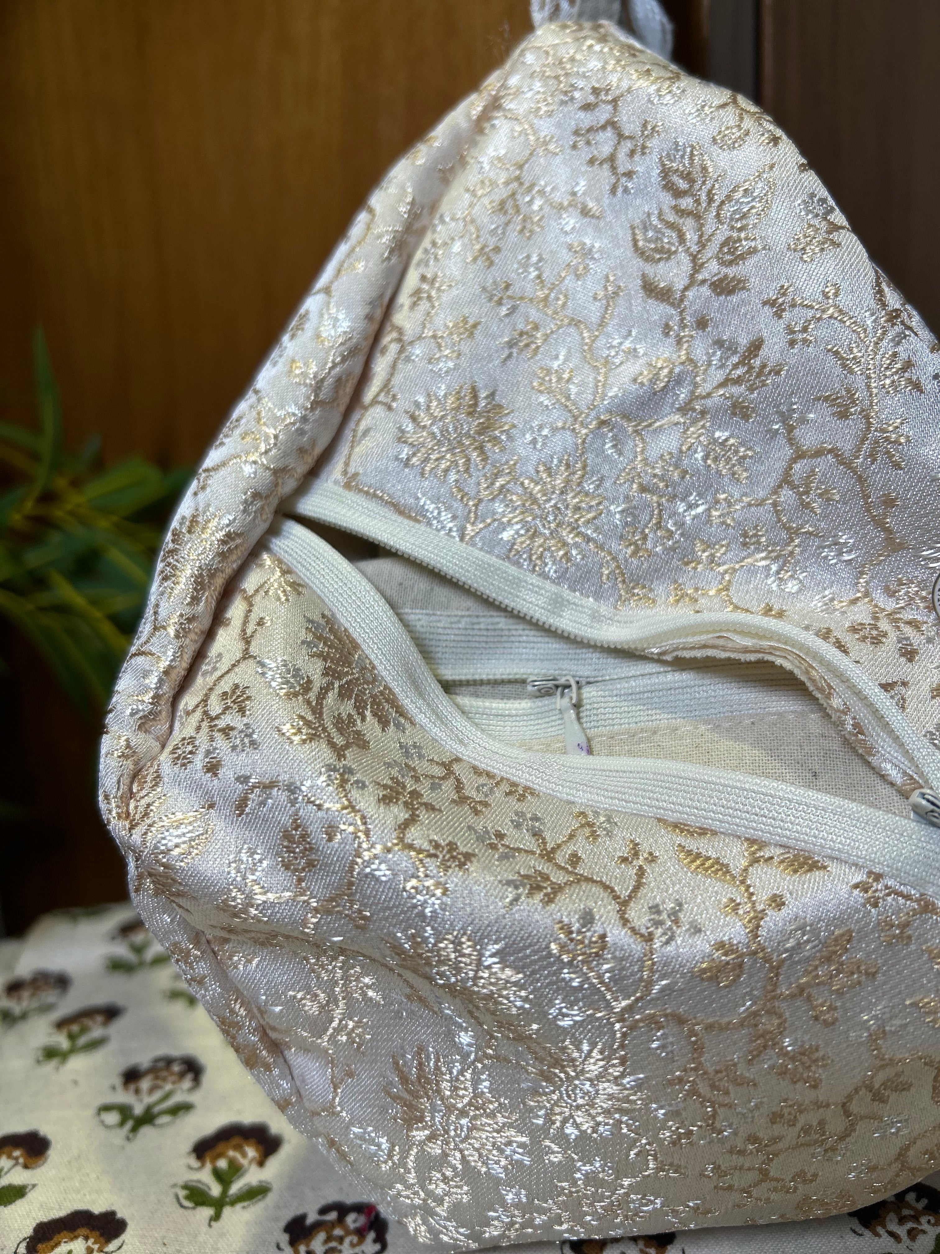 Tungavidya Pure Moonlight Silk Japa Bag