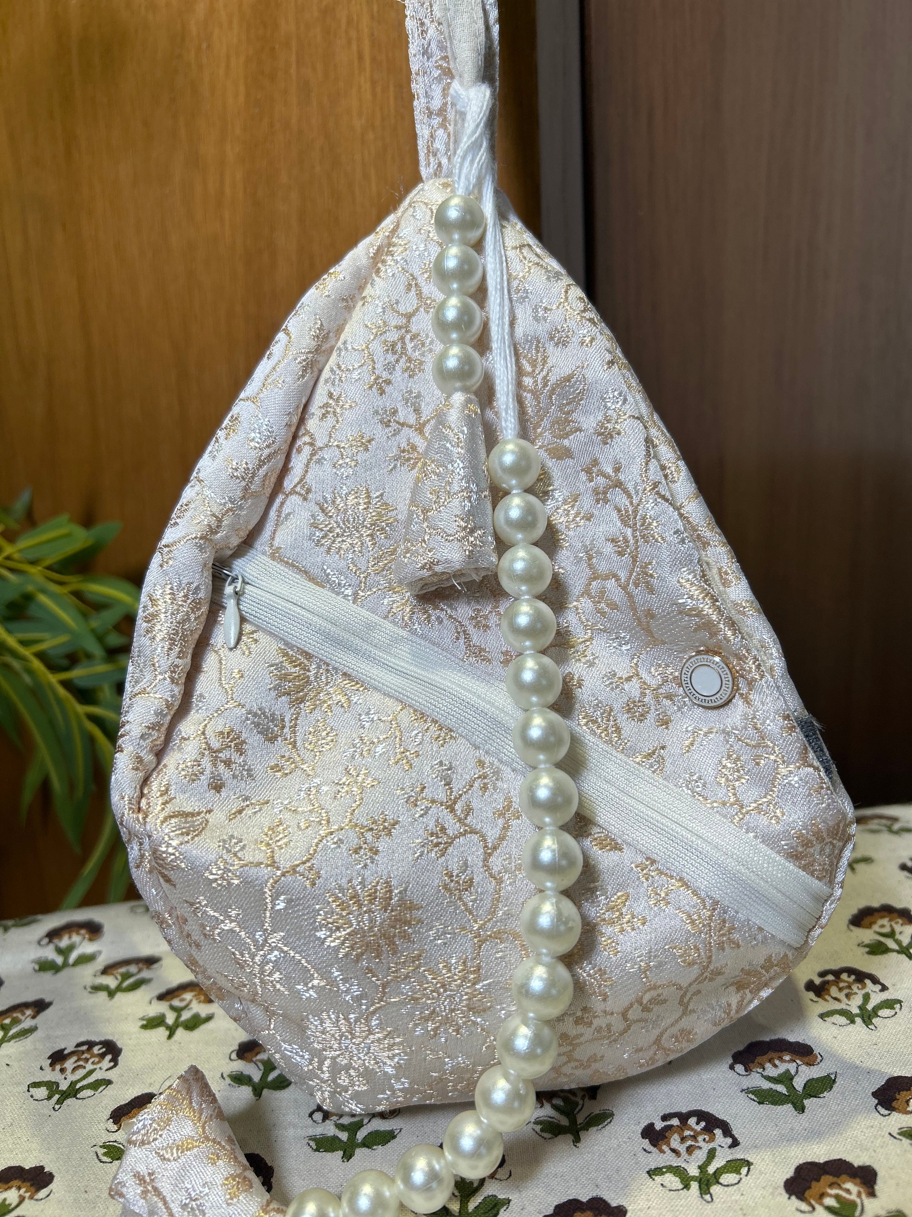 Tungavidya Pure Moonlight Silk Japa Bag