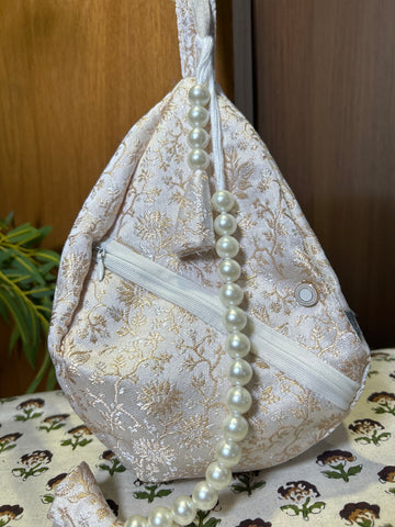 Tungavidya Pure Moonlight Silk Japa Bag