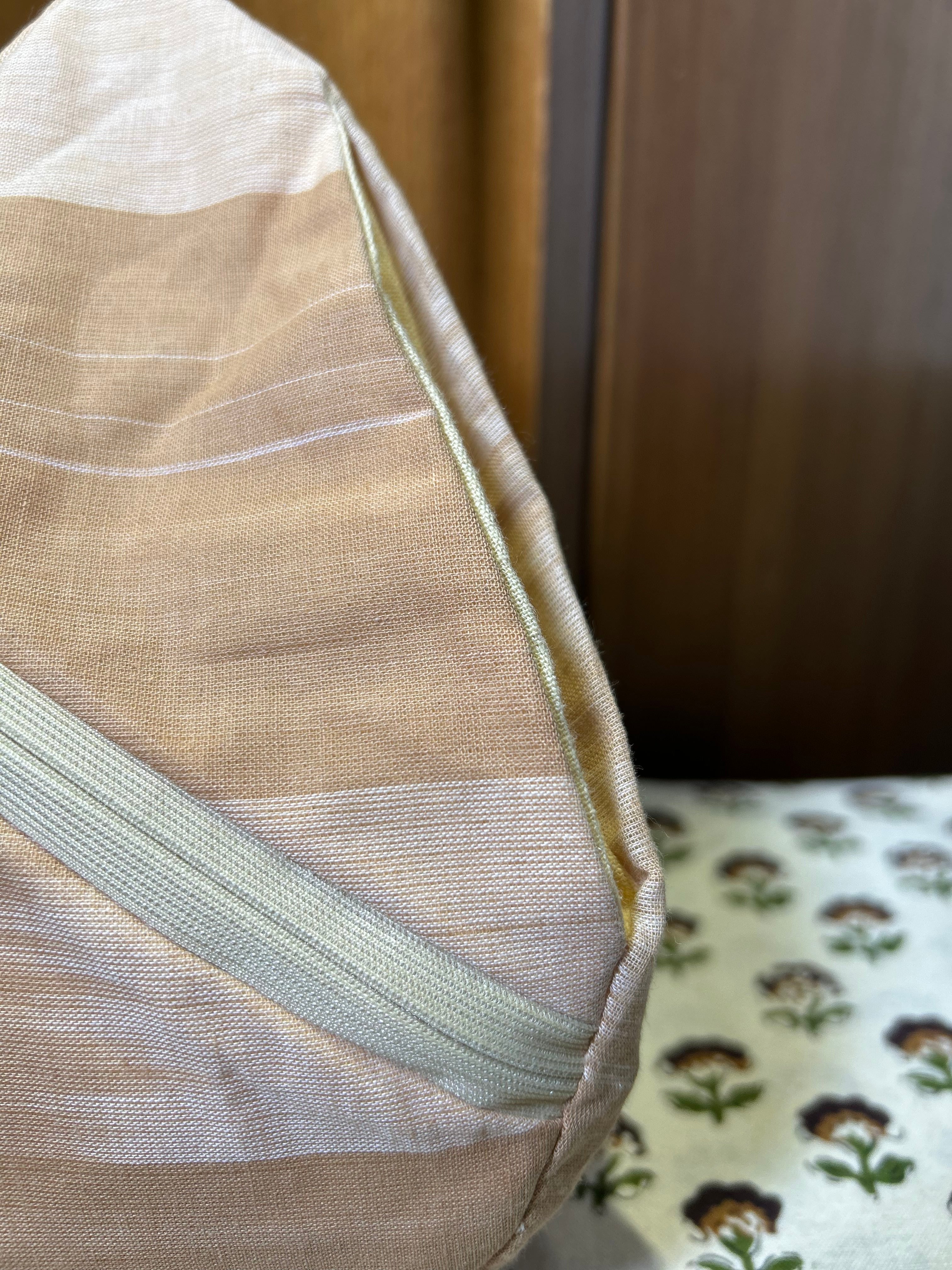 Desert Beige Khadi Japa Bag